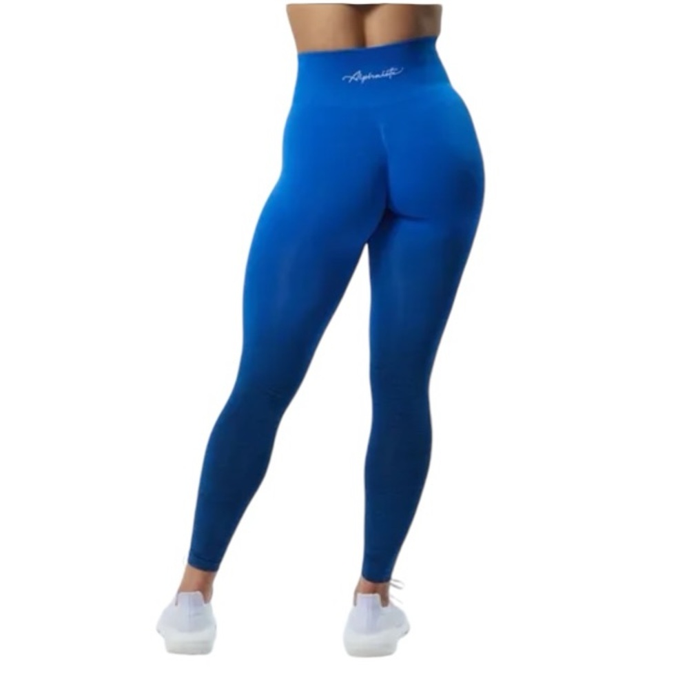 Alphalete Amplify blue leggings size large